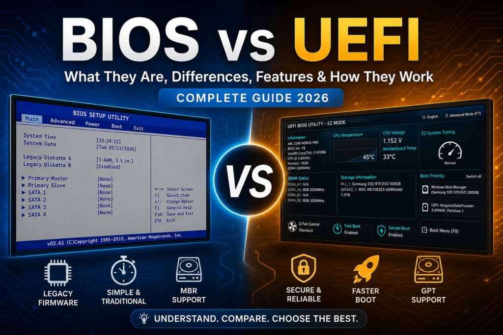 BIOS vs UEFI