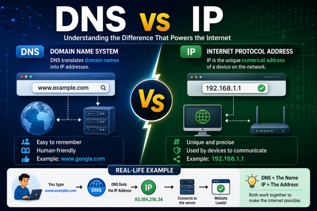 DNS vs IP