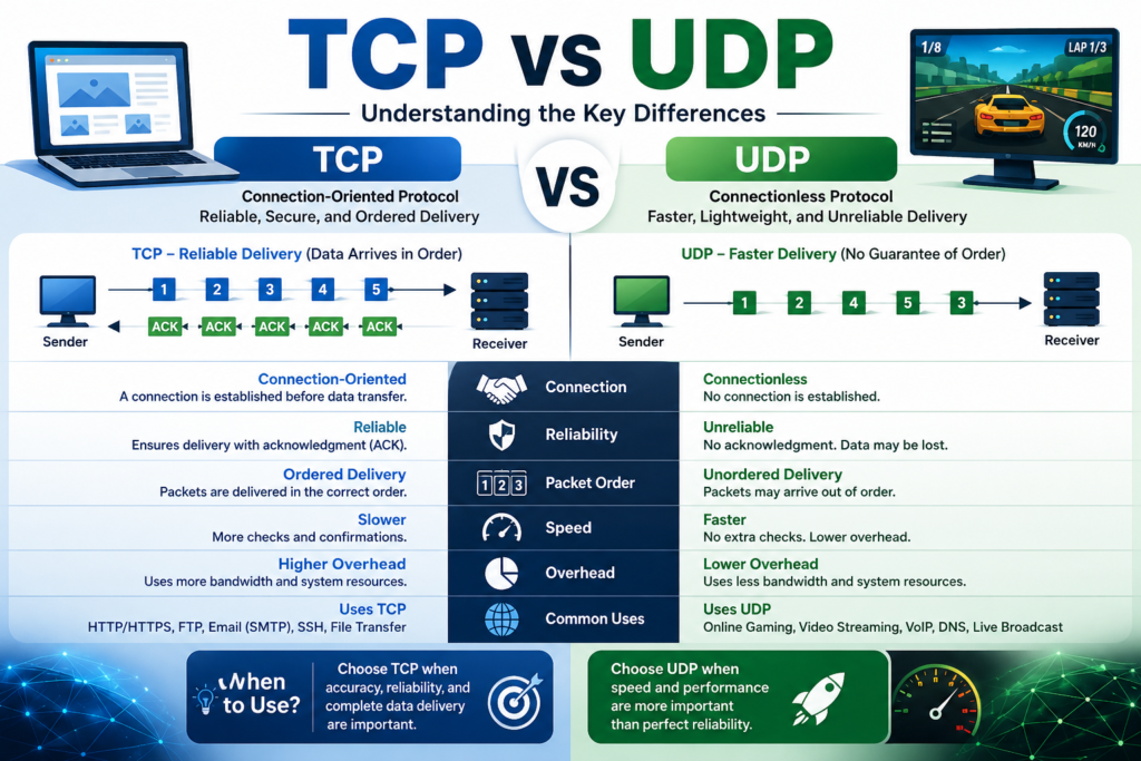 TCP vs UDP