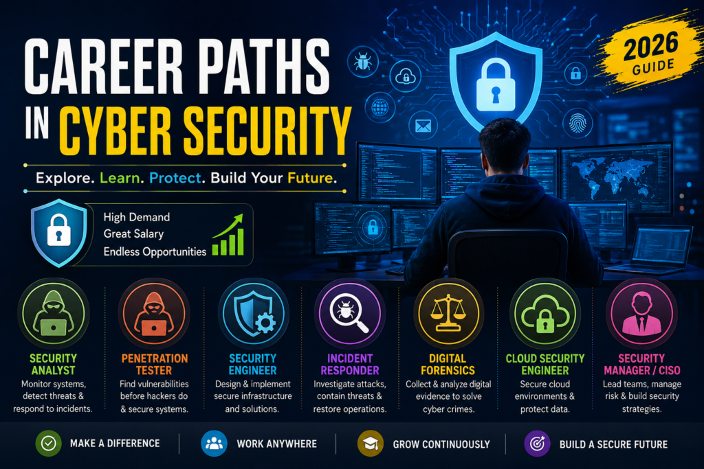 career paths in cyber security guide